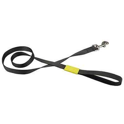 Hondenriem Uni 120cm x 20mm donkergrijs