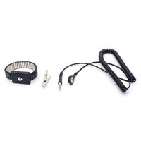 Quadrios ESD-armband Zwart Drukknop 4 mm - thumbnail