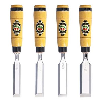 Kirschen 1958000 Set timmermansbeitels 4-delig, in velours tas Kirschen 1958000 Set timmermansbeitels 4-delig, in velours tas