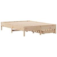 Bedframe zonder matras massief grenenhout 150x200 cm - thumbnail