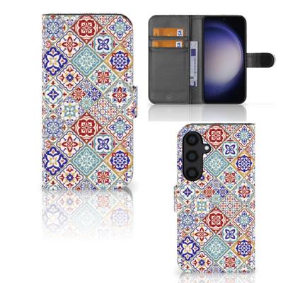 Samsung Galaxy S24 | Bookcase | Tiles Color
