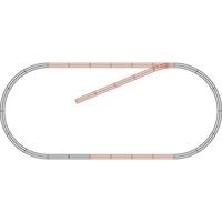 H0 Roco GeoLine (met ballastbed) 61101 Uitbreidingsset 1 set(s) - thumbnail