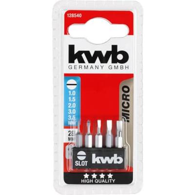 kwb 128540 128540 Bitset Uitvoering: Plat 1, 1.5, 2, 3, 3.5