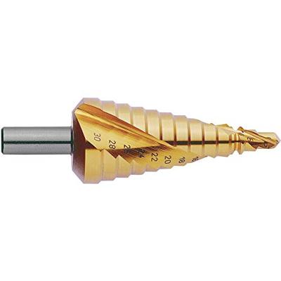 Exact 07014 HSS Getrapteboorset 3-delig 4 - 12 mm, 4 - 20 mm, 6 - 30 mm TiN 3 vlakken schacht 1 set(s)