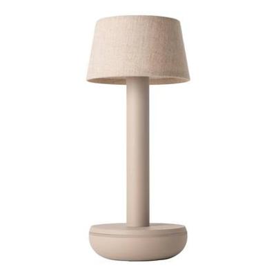 Humble Oplaadbare tafellampTwo Beige linnen - HUMTL00214