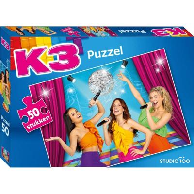 K3 Alle Kleuren Puzzel 50 Stukjes