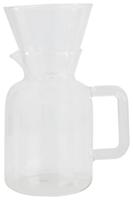 HEMA Koffiekan met filter Koffiebinkie glas 600ml - thumbnail