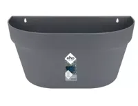 Elho Muur Bloempot Loft Urban Antraciet 40cm - thumbnail