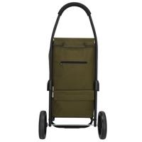 Beagles Alberic Boodschappen Trolley Lichtgewicht-Olive - thumbnail