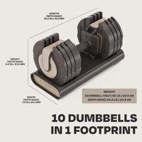 Centr Smart Stack 50 Verstelbare Dumbbells 2 x 22,5 kg - thumbnail