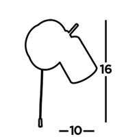 Searchlight Antieke badkamer wandspotSamson brons - 6601AB - thumbnail