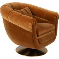 Dutchbone Fauteuil 'Member', kleur Goud - thumbnail