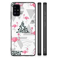 Samsung Galaxy A51 Back Cover Flamingo Triangle - thumbnail