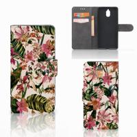 Nokia 3.1 (2018) Hoesje Flowers - thumbnail