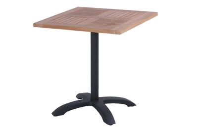 Hartman Outdoor Inklapbare Bistrotafel Sophie Teakhout, 70 x 70cm - Zwart - Vierkant Hartman Outdoor Inklapbare Bistrotafel Sophie Teakhout, 70 x 70cm - Zwart - Vierkant