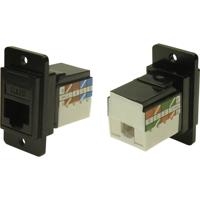 Cliff DUALSLIM BLKMTL CAT6 IDC M3 CP30727MB3 Adapter, inbouw Zwart 1 stuk(s) - thumbnail