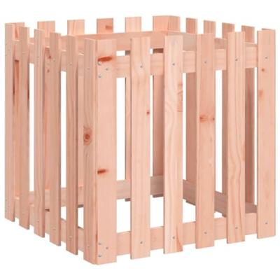 Plantenbak met hekontwerp 60x60x60 cm massief douglashout Plantenbak met hekontwerp 60x60x60 cm massief douglashout