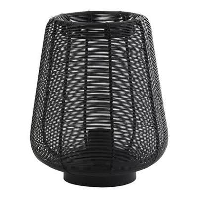 Light & Living Tafellamp 'Adeta' 22cm, mat zwart