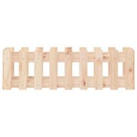 VidaXL Plantenbak verhoogd met hekontwerp 100x30x30 cm grenenhout - thumbnail