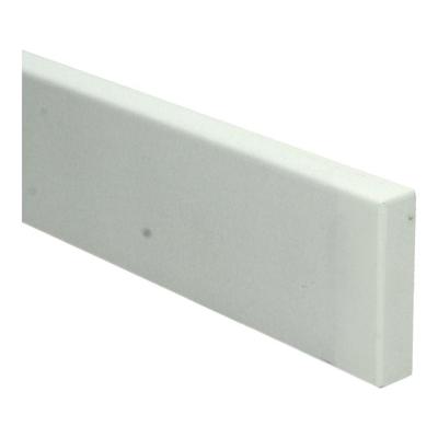 MDF Moderne neut wit gegrond 75x18mm - lengte 50cm