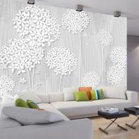 Zelfklevend fotobehang - Delicate schaduw van bloemen , Premium Print - thumbnail