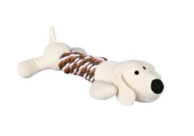TRIXIE PLUCHE DIER MET TOUWE EN GELUID ASSORTI 32 CM 3 ST