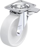 Blickle L-PO 125R-ST Zwenkwiel met rem Wieldiameter: 125 mm Draagvermogen (max.): 250 kg 1 stuk(s) - thumbnail