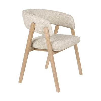 Zuiver Bright eetkamerstoel met arm Beige
