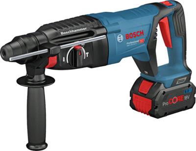 Bosch Blauw GBH 18 V-26 D accu boorhamer 2.5J | Solo zonder accu&apos;s en lader in L-Boxx - 0611916000 - thumbnail