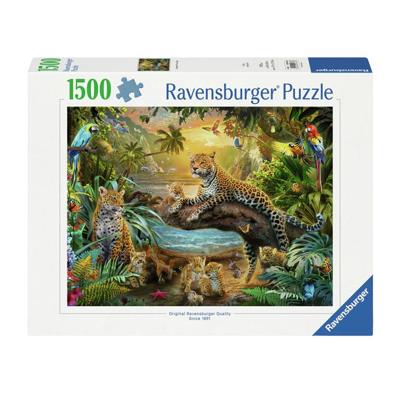 Ravensburger Legpuzzel luipaarden in de jungle, 1500st.