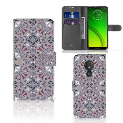 Motorola Moto G7 Power | Bookcase | Flower Tiles