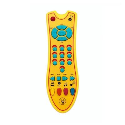 Gesimuleerde muziek TV afstandsbediening vroege educatieve speelgoed elektrische leren machine baby speelgoed (geel)