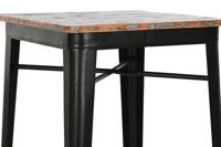 Eettafel Home ESPRIT Hout Metaal 66 x 66 x 106 cm 66 x 66 x 102 cm - thumbnail