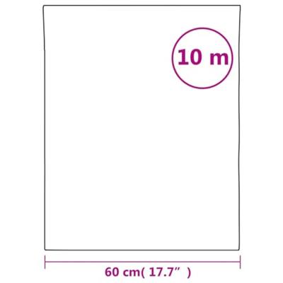 VidaXL Raamfolie strepenpatroon mat 60x1000 cm pvc