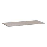 Wastafelblad Beton 119.5x45.7x2.5 cm Beton Grijs Sanitop - thumbnail