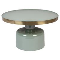 Zuiver Ronde Salontafel 'Glam' 60cm, kleur Groen - thumbnail