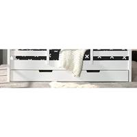 Vipack Bedlade/rolbed Huisbed - wit - 19x97x198 cm - thumbnail