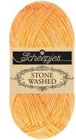 Scheepjes Stone Washed - 842 Orange Calcite - Haakgaren / Breigaren - thumbnail