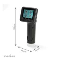 Nedis Microscoopcamera | 1080p@30fps | 48 MPixel | Zoom: 8 x | Vergroting: 500 x | Scherm grootte: 2 " | Ja | Zwart - MCAM2424BK - thumbnail