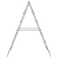 Plantenklimrekken 3 st A-frame staal - thumbnail