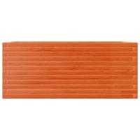 Plantenbak 110x60x46 cm massief grenenhout wasbruin - thumbnail