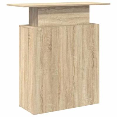 Receptiebalie 100x40x104 cm bewerkt hout sonoma eikenkleurig Receptiebalie 100x40x104 cm bewerkt hout sonoma eikenkleurig