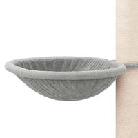 Kattenmeubel met sisal krabpalen 94,5 cm lichtgrijs - thumbnail