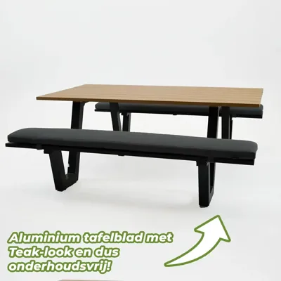 Lorenzo picknickbank 180 cm