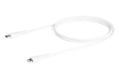 Kabel USB naar Lightning Startech RUSBCLTMM1MW Wit 1 m