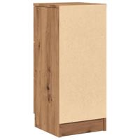 Dressoirs 2 st 30x30x70 cm bewerkt hout artisanaal eikenkleur - thumbnail