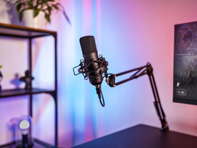 Trust GXT 253 Emita Streaming Microphone Arm bevestiging