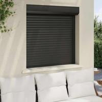 Rolluik 100x100 cm aluminium antraciet - thumbnail