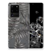 Samsung Galaxy S20 Ultra | TPU Case | Leaves Grey - thumbnail