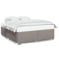 Bedframe zonder matras stof taupe 180x200 cm - thumbnail
